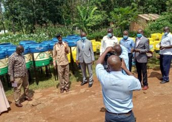 A section of community sanitation